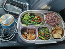 歐斯侖2024新品【德國(guó)品質(zhì)】加熱飯盒大容量充電款電熱飯盒冬天保溫上班族自帶便攜式可自動(dòng)加熱插電便當(dāng) 五格電熱式飯盒+保溫袋-米色 曬單實(shí)拍圖