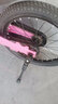 永久兒童自行車(chē)腳撐童車(chē)騎行配件12-20寸單車(chē)支腿平衡車(chē)停車(chē)支架邊撐腳踏車(chē)加厚梯子 升級款-18寸【配固定片】 曬單實(shí)拍圖