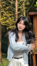 DXOT2025早秋新款韓系奶藍色休閑內搭毛衣外套女秋冬薄款針織衫短款女 【淺藍色】 M 45/55kg 曬單實(shí)拍圖