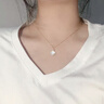 KARZUMYA999足黃金一貝子項鏈女款輕奢小眾足金吊墜情人節禮物生日送女友 一貝子項鏈 曬單實(shí)拍圖
