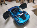 GELSA正版邁凱倫兒童電動(dòng)汽車(chē)四輪遙控跑車(chē)玩具車(chē)可坐人駕駛高檔禮物 烤漆藍-液壓門(mén)+搖擺+皮座+LED燈 曬單實(shí)拍圖