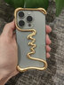 派凡【巴音布魯克】適用蘋(píng)果iPhone15promax手機殼金屬無(wú)邊框骨架plus散熱半包鏤空超薄簡(jiǎn)約氣囊防摔殼 日輝金【簡(jiǎn)約不簡(jiǎn)單/裸機手感散熱/真氣囊防摔】 iPhone15 plus 曬單實(shí)拍圖
