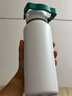 SIGG上海勞力士大師賽聯(lián)名款大容量1L保溫保冷杯運動水杯吸管杯網(wǎng)球杯 經(jīng)典白（墨綠提手）1L 曬單實拍圖