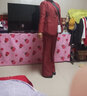 楚馨2025春秋季新款女裝氣質(zhì)兩件套套裝小西裝女士短款小西服外套女 酒紅色 L 曬單實(shí)拍圖
