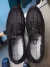 西域駱駝（VANCAMEL）男潮鞋夏季新款運(yùn)動(dòng)網(wǎng)鞋透氣網(wǎng)面鞋網(wǎng)眼男鞋軟底舒適一腳蹬懶人鞋 D8851黑色 41 曬單實(shí)拍圖