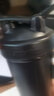 Blender Bottle蛋白粉搖搖杯運動(dòng)水杯 便攜健身水壺大容量刻度塑料杯帶粉盒杯子 黑色二代組合款22oz640ml 曬單實(shí)拍圖