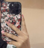 CASETIFY 復古花卉 適用于iPhone17/16/15  Air/Plus/Pro/Max 蘋(píng)果手機殼 透明黑框Magsafe iPhone 15 Pro Max 曬單實(shí)拍圖