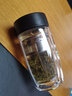 眾姝德國進(jìn)口品質(zhì)茶水分離泡茶杯雙層隔熱玻璃杯男女保溫便攜防摔小巧 皮紋黑320+杯刷 曬單實(shí)拍圖