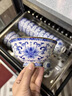 康普詩青花瓷碗碟套裝家用景德鎮(zhèn)骨瓷餐具高端餐具整套輕奢喬遷搬家禮物 纏枝蓮琺瑯彩送豪華禮盒 30頭 曬單實(shí)拍圖