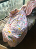 禾聲兒童睡袋3-6歲春夏款秋冬四季通用純棉寶寶防踢被子中大童5-10歲 粉恐龍【100%純棉 腿部加寬】 145cm【6-12歲用，春秋中厚】 曬單實(shí)拍圖