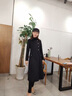 Sugargirl職業(yè)裝毛呢大衣女中長(cháng)款呢子外套售樓部物業(yè)珠寶酒店工作服工裝冬 藏青色毛呢大衣 XL 曬單實(shí)拍圖