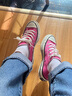 匡威（Converse）官方 1970S男女低幫帆布鞋火龍果粉亮粉色A07083C A07083C 35 曬單實(shí)拍圖