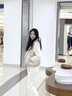 可茵（Keyin）衛(wèi)衣女棉馬甲三件套套裝女2024年秋冬新款韓版休閑運(yùn)動(dòng)加絨衛(wèi)衣女 單-杏色馬甲 L 【建議90-115斤】 曬單實(shí)拍圖