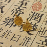 中國黃金（CHINA GOLD）足金鏤空福字耳釘女款黃金立體圓形養(yǎng)耳洞耳飾節(jié)日生日禮物送女友 福字耳釘 曬單實(shí)拍圖