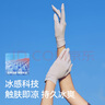 伯希和（Pelliot）騎行防曬手套女UPF50+戶(hù)外徒步防紫外線(xiàn)開(kāi)車(chē)全指防滑手套 淺灰藍 均碼 曬單實(shí)拍圖