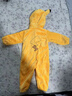 G.DUCKKIDS嬰兒衣服秋冬寶寶連體衣法蘭絨動(dòng)物造型爬爬服新生兒哈衣兒童睡衣 皮卡丘 80cm 曬單實(shí)拍圖