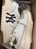 MLB官方運(yùn)動(dòng)鞋女鞋子 七夕情侶學(xué)長(zhǎng)鞋厚底休閑鞋百搭板鞋男3ASXCA12N 紐約洋基隊(duì)/象牙色/拍大半碼 39 (250mm) 曬單實(shí)拍圖