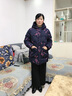 俞兆林媽媽裝冬裝棉襖外套中長(cháng)款羽絨服女老年人加厚棉衣服奶奶大碼棉服 QL-20889 藏青色【棉襖】 XL 【建議105-120斤左右】 曬單實(shí)拍圖