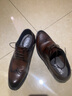 沙馳男鞋春季新款真皮正裝布洛克雕花雕花擦色透氣男士商務(wù)休閑皮鞋男 咖色212141071Z 39 曬單實(shí)拍圖