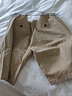 我的速度短褲男夏季潮流外穿純棉直筒中褲寬松沙灘褲薄款休閑男士五分褲潮 卡其色 38 曬單實(shí)拍圖