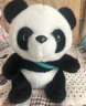 可愛(ài)大熊貓公仔毛絨玩具中國熊貓玩偶布娃娃女生情人節兒童禮物 背包熊貓（帶吊牌標簽） 23厘米 曬單實(shí)拍圖