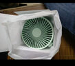 XAXR 小風(fēng)扇迷你可充電車(chē)載usb夾子式隨身大風(fēng)力電風(fēng)扇小型學(xué)生宿舍桌面臺式寶寶嬰兒床上夾子風(fēng)扇 豪華綠色|5000毫安|四檔風(fēng)大低噪 曬單實(shí)拍圖