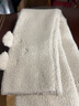 戴維貝拉（DAVE＆BELLA）兒童褲子半邊絨雪尼爾男童女童毛線褲打底褲小童秋冬新款寶休閑褲 米白【現(xiàn)貨】 90 cm（建議身高80-90cm） 曬單實(shí)拍圖