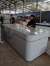 瑩興烤漆產(chǎn)品柜展示臺展示柜異形發(fā)光展臺陳列柜展廳柜展示架中島臺 120*60*90B 曬單實(shí)拍圖