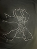 CHUU蝴蝶結(jié)貼鉆長(zhǎng)袖T恤女2025年冬季新品高領(lǐng)修身新復(fù)古回潮打底衫 白杏色 0 曬單實(shí)拍圖