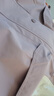 森馬（Semir）防護外套|外套女中長款拼色三防防風秋潮酷寬松連帽上衣戶外 紫白色調(diào)00471 M 曬單實拍圖