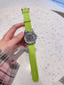 TORUI高級感韶華綠硅膠自動(dòng)機械手表女小眾氣質(zhì)休閑大表盤(pán)潮流運動(dòng)女表 熒光色 曬單實(shí)拍圖