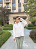 Calvin KleinJeans【戶外防風(fēng)防水】三合一內(nèi)膽登山徒步?jīng)_鋒夾克外套J400483 YBI-牛乳白 S 曬單實拍圖