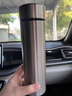 米藍德國純鈦保溫杯商務(wù)定制水杯活動(dòng)紀念禮品泡茶杯子刻字禮盒裝送禮 皓月銀 470ml 曬單實(shí)拍圖