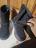 千百度冬季加絨加厚增高東北雪地靴女百搭時(shí)尚高幫保暖棉鞋女厚底棉靴 黑色 38 曬單實(shí)拍圖