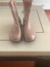 回力雨鞋女士时尚户外中筒防水雨靴水鞋胶鞋雨靴套鞋 HXL523卡其39码 实拍图