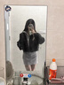 樂(lè)雅秀毛呢棒球服外套女2025秋季新款寬松百搭短款?yuàn)A克 深灰色 S 曬單實(shí)拍圖