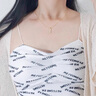 奢萊斯勒奢侈飾品【七夕情人節(jié)禮物】竹節(jié)項(xiàng)鏈女新款高端生日送女友老婆 竹節(jié) 曬單實(shí)拍圖
