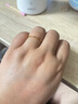 百泰首飾（BATAR JEWELLERY）生日禮物黃金戒指女足金尾戒素圈光面指圈女戒5G亮面金條 18號(hào)【約0.6g-0.7g】 曬單實(shí)拍圖