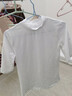 棲紀半高領(lǐng)中袖t恤女春夏季新款內搭半袖緊身春秋打底衫上衣 白色-半高領(lǐng) XL 建議(107-115斤) 曬單實(shí)拍圖