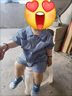 G.DUCKKIDS小黃鴨嬰兒夏裝男寶純棉短袖運(yùn)動(dòng)風(fēng)連體衣新生兒外出衣服超萌洋氣 2558-籃球運(yùn)動(dòng)風(fēng) 90cm 曬單實(shí)拍圖