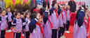 小學(xué)生校服春秋套裝夏季幼兒園園服四件套新款運(yùn)動(dòng)兒童運(yùn)動(dòng)會(huì)班服 秦霸嶺幼兒園=BBK7078+678（女） 130 碼 曬單實(shí)拍圖