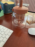 HOLOHOLO玻璃杯茶水分離水杯 男女士高顏值泡茶杯子大容量榨汁杯 新年禮物 椰棕1000ml 曬單實(shí)拍圖