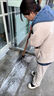 美科（MYTEC）除冰鏟加厚錳鋼破冰鏟冬季清雪工具戶(hù)外道路請冰鏟冬天清雪鏟子 錳鋼重型冰鏟【特大+1.4米木柄】 曬單實(shí)拍圖