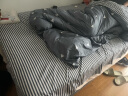 南极人全棉三件套 简约纯棉学生宿舍单人床单被套枕套 1.2米 150x200cm 实拍图