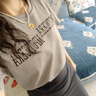 AEMAPE收腰工裝連體短褲女夏季薄款襯衣小個(gè)子休閑闊腿褲套裝時(shí)尚連衣褲 咖綠色 L -105-115斤 曬單實(shí)拍圖