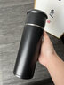 莉翠行保溫杯足銀男商務(wù)大容量銀杯子999雪花銀水杯熟銀悶茶杯加厚內膽 黑色70克加厚（長(cháng)效保溫8小時(shí)） 曬單實(shí)拍圖