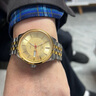 上海（SHANGHAI）手表自動(dòng)機械表68周年紀念款男士鉆石金表高端情侶表防水腕表女 金盤(pán)間金鋼帶男款 41mm 曬單實(shí)拍圖