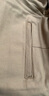 無(wú)印良品（MUJI）女式 彈力絲光斜紋 修身錐形褲 褲子女款 長(cháng)褲 女褲  春季 深米色 M (160/66A) 曬單實(shí)拍圖