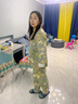 從心純棉睡衣女秋冬季長袖長褲家居服女士睡衣春秋款中老年媽媽套裝 J 2271 XL 女 [高165-170重120-140斤] 曬單實(shí)拍圖