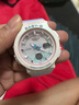 卡西歐（CASIO）手表女 BABY-G雙顯運動表 時尚潮流防水電子女表 BGA-250-7A3 曬單實拍圖